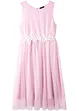 Abito midi con inserto in pizzo, bonprix