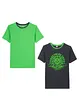 T-shirt (pacco da 2) in puro cotone biologico, bonprix