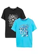 T-shirt in puro cotone biologico (pacco da 2), bonprix