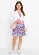Abito di jersey con balze, bonprix