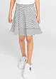 Gonna in jersey di puro cotone biologico (pacco da 2), bonprix