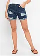 Shorts di jeans effetto sdrucito, bonprix