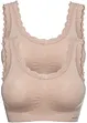 Reggiseno bustier senza cuciture Feel Comfort (pacco da 2), bonprix