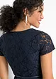 Miniabito con pizzo e cintura, bonprix