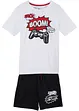 T-shirt e pantaloncini in jersey di puro cotone (set 2 pezzi), bonprix