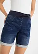 Shorts di jeans, vita media, bonprix