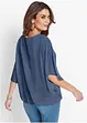 Blusa in chiffon con canotta, bonprix