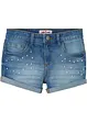 Shorts di jeans con perle, bonprix