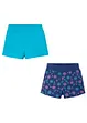 Shorts in jeans di puro cotone biologico (pacco da 2), bonprix