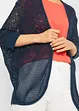 Cardigan lungo con motivo traforato, bonprix