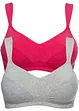 Reggiseno senza ferretto con cotone biologico (pacco da 2), bonprix