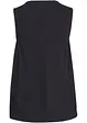 Top in cotone con effetto a portafoglio e elastico, bonprix