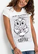 T-shirt in puro cotone, bonprix