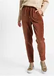 Pantaloni in velluto con cinta elastica, bonprix