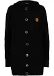 Cardigan lungo con cappuccio, bonprix