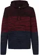 Maglione in filato fine con cappuccio, bonprix