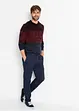 Maglione in filato fine con cappuccio, bonprix
