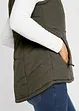 Gilet trapuntato tecnico con fodera effetto peluche, bonprix