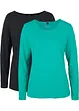 Maglia a maniche lunghe (pacco da 2), bonprix