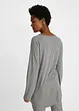 Maglia lunga oversize con scollo rotondo, bonprix