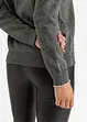 Maglione in filato fine con pizzo, bonprix
