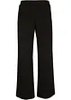 Pantaloni a palazzo con elastico in vita in misto viscosa, bonprix