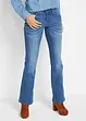 Jeans elasticizzati comfort bootcut, vita media, bonprix