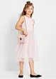 Abito midi con inserto in pizzo, bonprix
