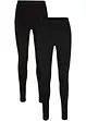 Leggings elasticizzati con cotone biologico (pacco da 2), bonprix