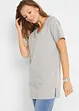 T-shirt lunga con scollo a V (pacco da 2), bonprix