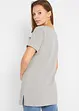T-shirt lunga con scollo a V (pacco da 2), bonprix