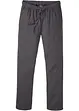 Pantaloni chino in misto lino con elastico in vita regular fit, straight, bonprix