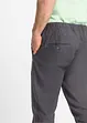 Pantaloni chino in misto lino con elastico in vita regular fit, straight, bonprix