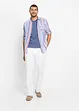 Pantaloni in lino con cinta comoda regular fit, straight, bonprix