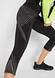 Leggings sportivi a pinocchietto con taschina, bonprix