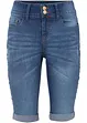 Bermuda in jeans, a vita media, bonprix