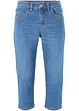 Jeans capri slim, a vita media, bonprix