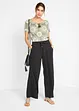 Pantaloni in jersey con laccetto in vita, bonprix