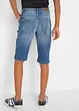 Bermuda in jeans slim fit con catenella portachiavi, John Baner JEANSWEAR