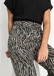 Pantaloni culotte fantasia in viscosa fluente, bonprix