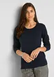 Maglione basic in maglia fine con cotone riciclato, bonprix