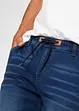 Jeans in felpa con elastico in vita regular fit, straight, bonprix