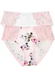 Slip alto con poliammide riciclata (pacco da 2), bonprix