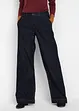 Jeans wide leg con cinta comoda, vita alta, bonprix