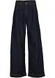 Jeans wide leg con cinta comoda, vita alta, bonprix