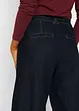 Jeans wide leg con cinta comoda, vita alta, bonprix