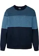 Maglione a girocollo in color block, bonprix