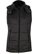 Gilet trapuntato con cappuccio rimovibile, bonprix