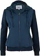 Giacca con maniche in maglia e cappuccio, bonprix