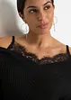 Maglione traforato con pizzo, BODYFLIRT